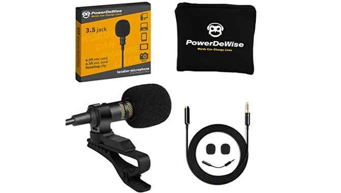1. Rode SmartLav+ Omnidirectional Lavalier Microphone for iPhone and Smartphones, Black