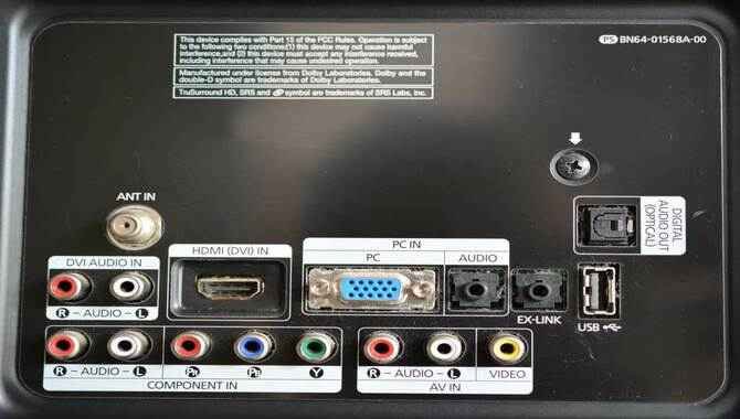 Check the Ports on Your TV