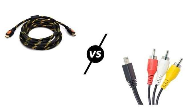 Difference Between AV Cable And HDMI Cable-