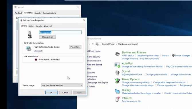Tips 5 Change The Microphone Setting In Your Computer