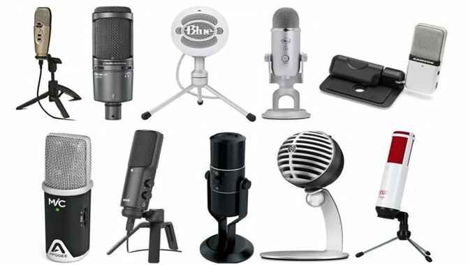 What are the types of microphones