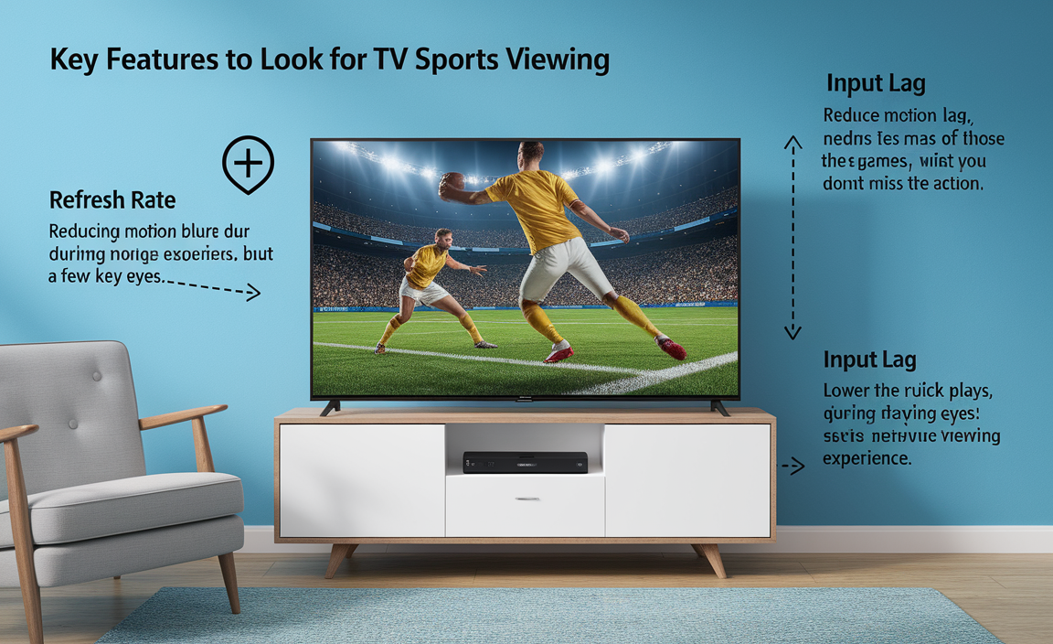 Key Features to Look for in TVs for Sports Viewing