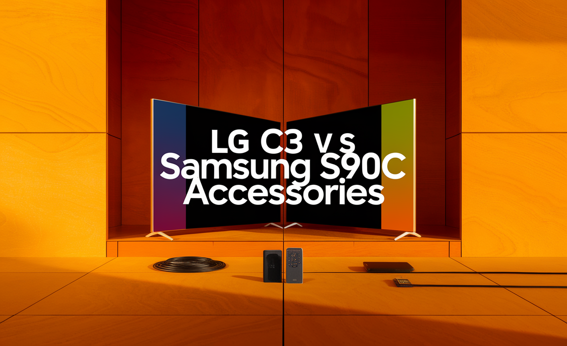Lg C3 Vs Samsung S90C Accessories