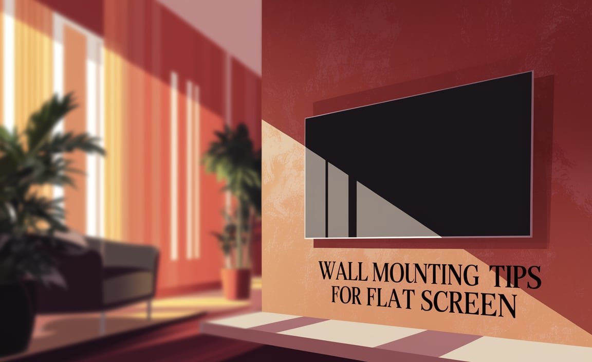 Wall Mounting Tips For Flat Screen