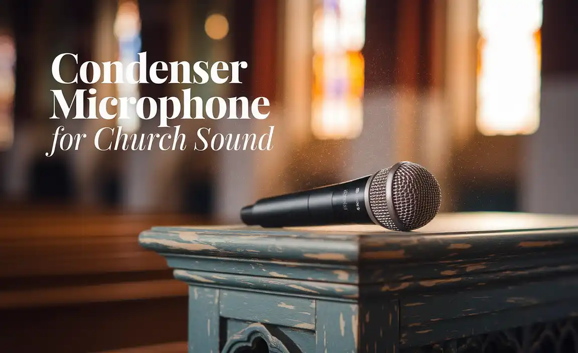 Condenser Microphone For Church Sound