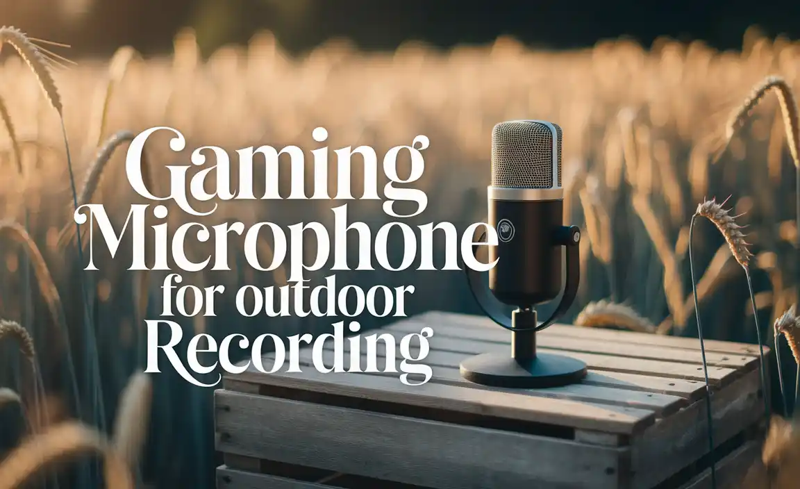 Gaming Microphone for Outdoor Recording