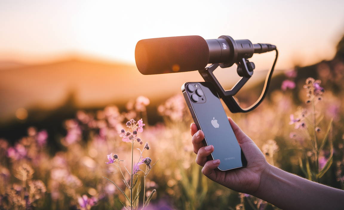 How to Properly Use a Shotgun Microphone with iPhone 15