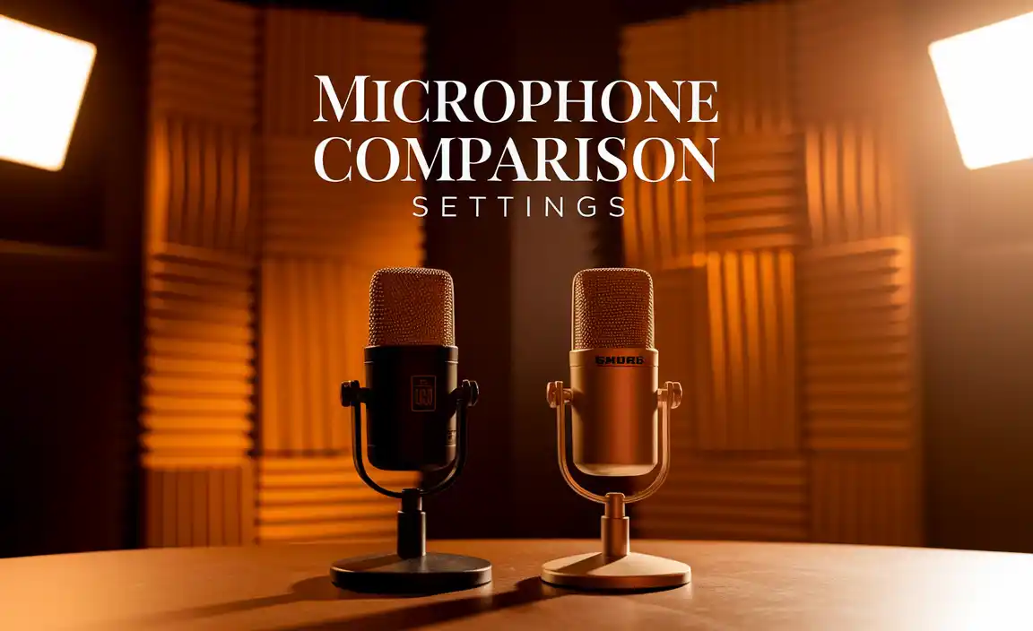 Microphone Comparison Settings