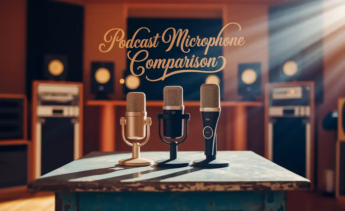 Podcast Microphone Comparison