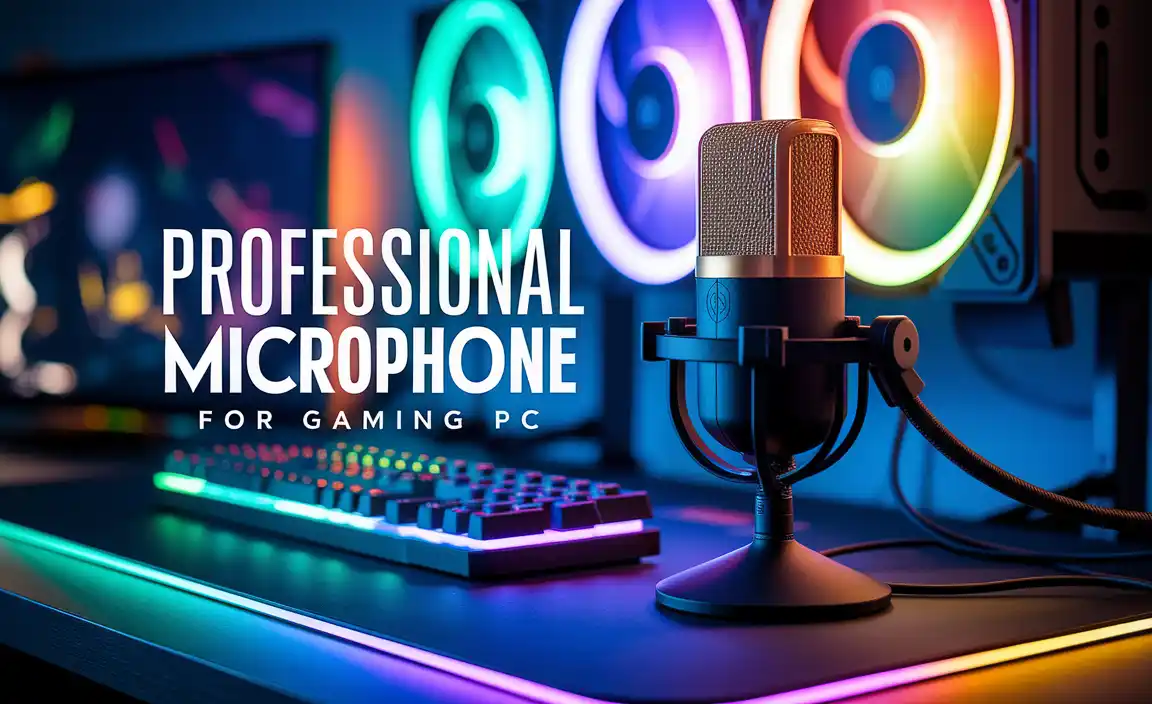 Professional Microphone for Gaming PC