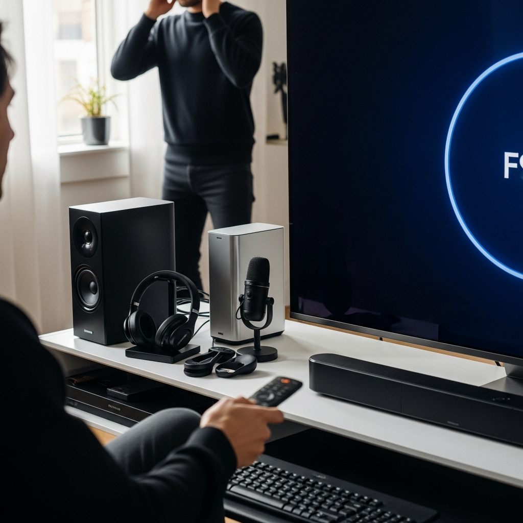 Generate an eye-catching, high-quality featured image for a blog post about: Samsung TV Hidden Featu