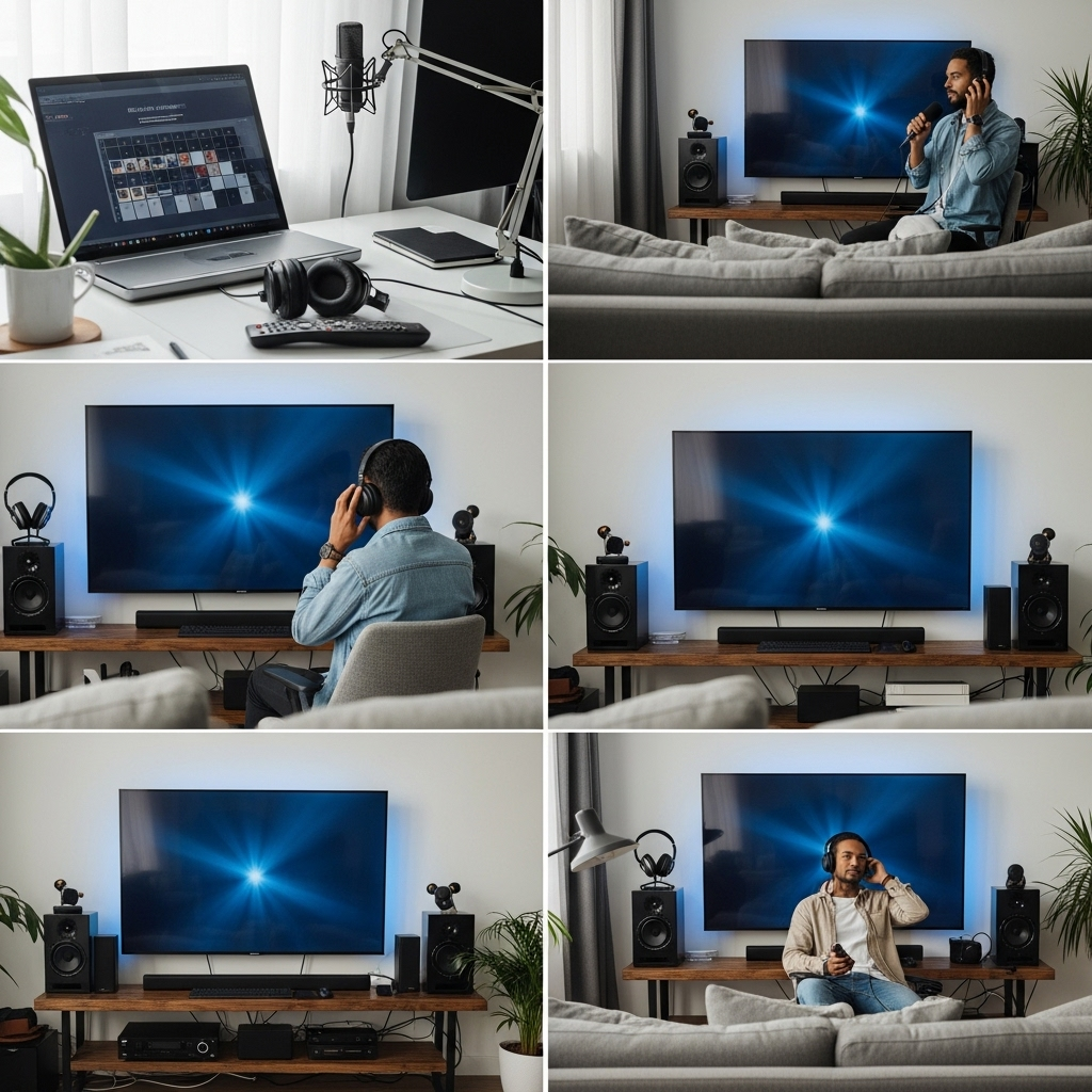 Generate an eye-catching, high-quality featured image for a blog post about: TV Backlight LED Strip